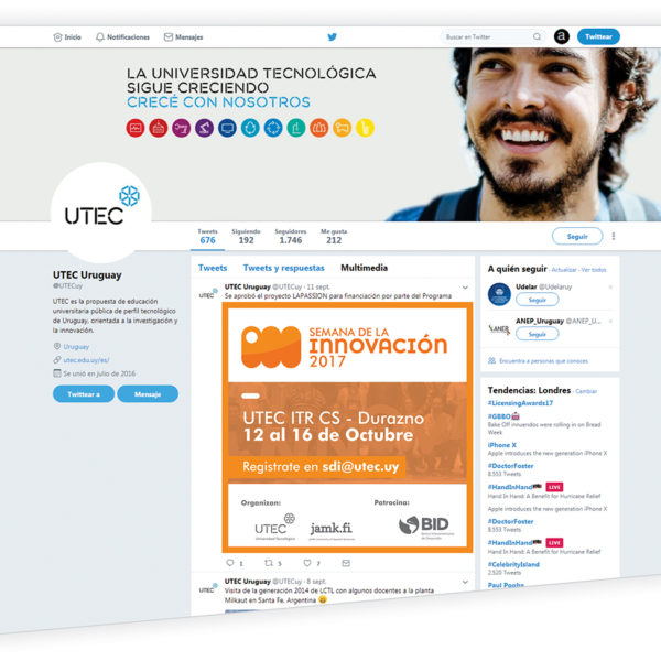 Difusión en redes sociales